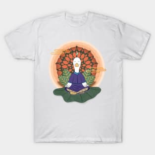 Meditation Orange Master Doo Doo duck T-Shirt